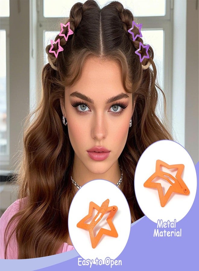 مجموعة LIQWEI المكونة من 50 قطعة من إكسسوارات الشعر النجمية، مشابك شعر معدنية ملونة مانعة للانزلاق، ودبابيس شعر لطيفة للفتيات والسيدات - Image 5